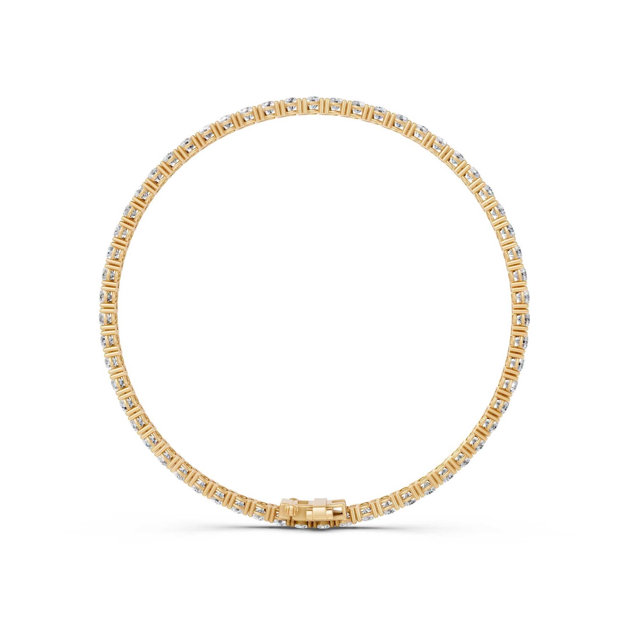 Round Natural Diamond Tennis Bracelets - BR19