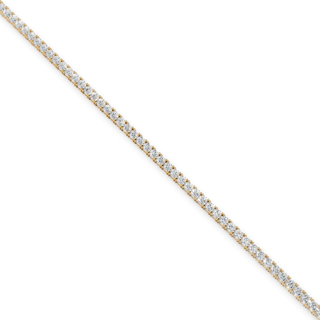 Round Natural Diamond Tennis Bracelets - BR19