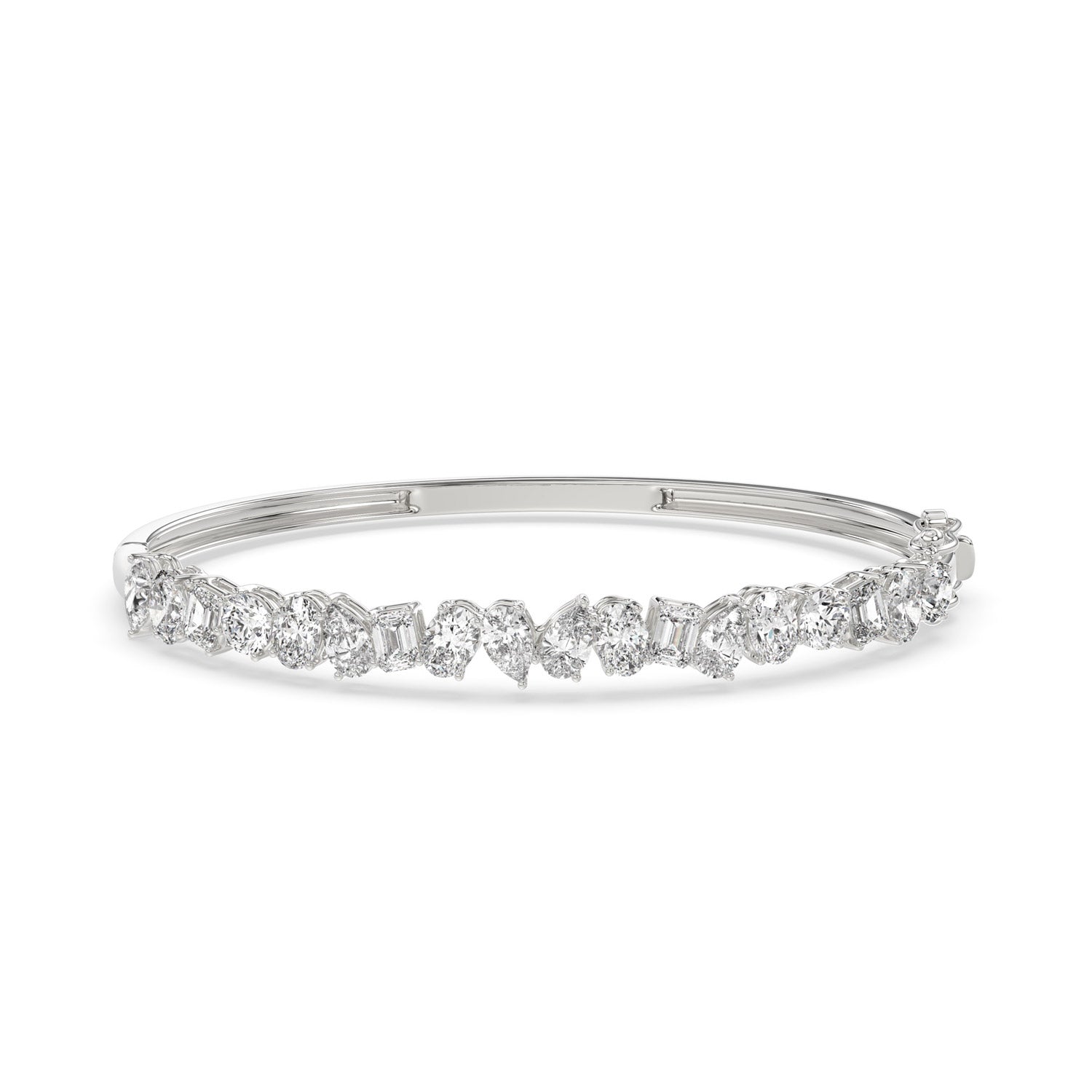 Multi Shape Diamond Bangle - BR13