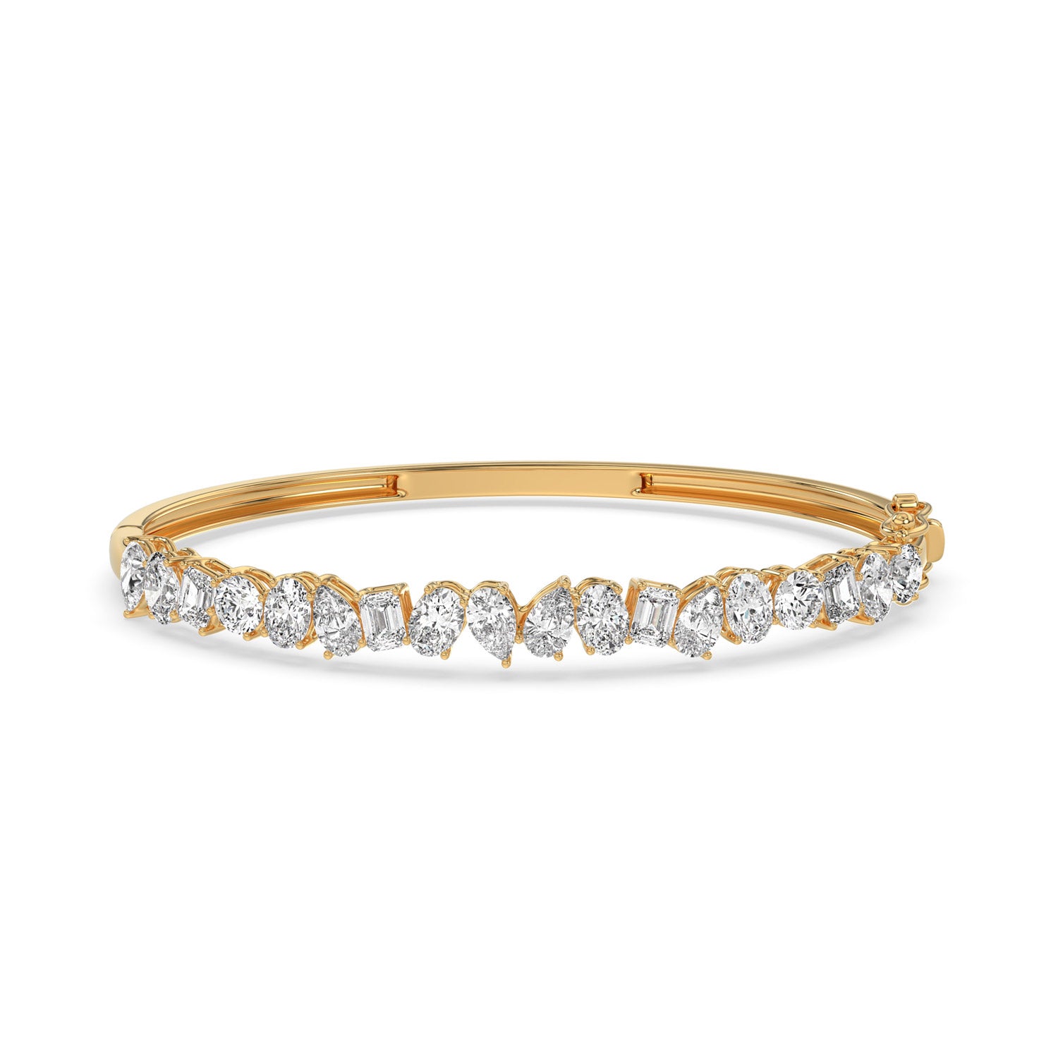 Multi Shape Diamond Bangle - BR13