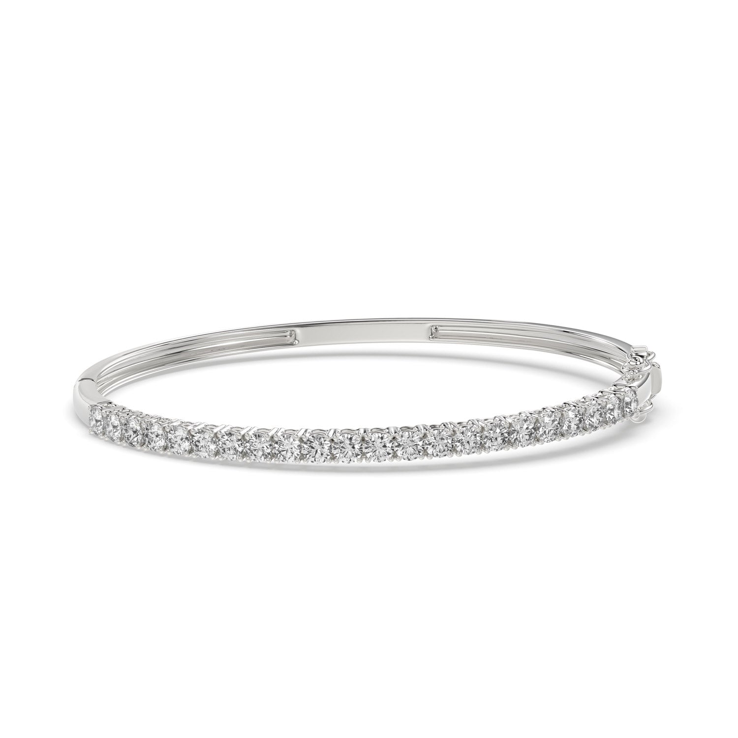 Round Diamond Bangle - BR15