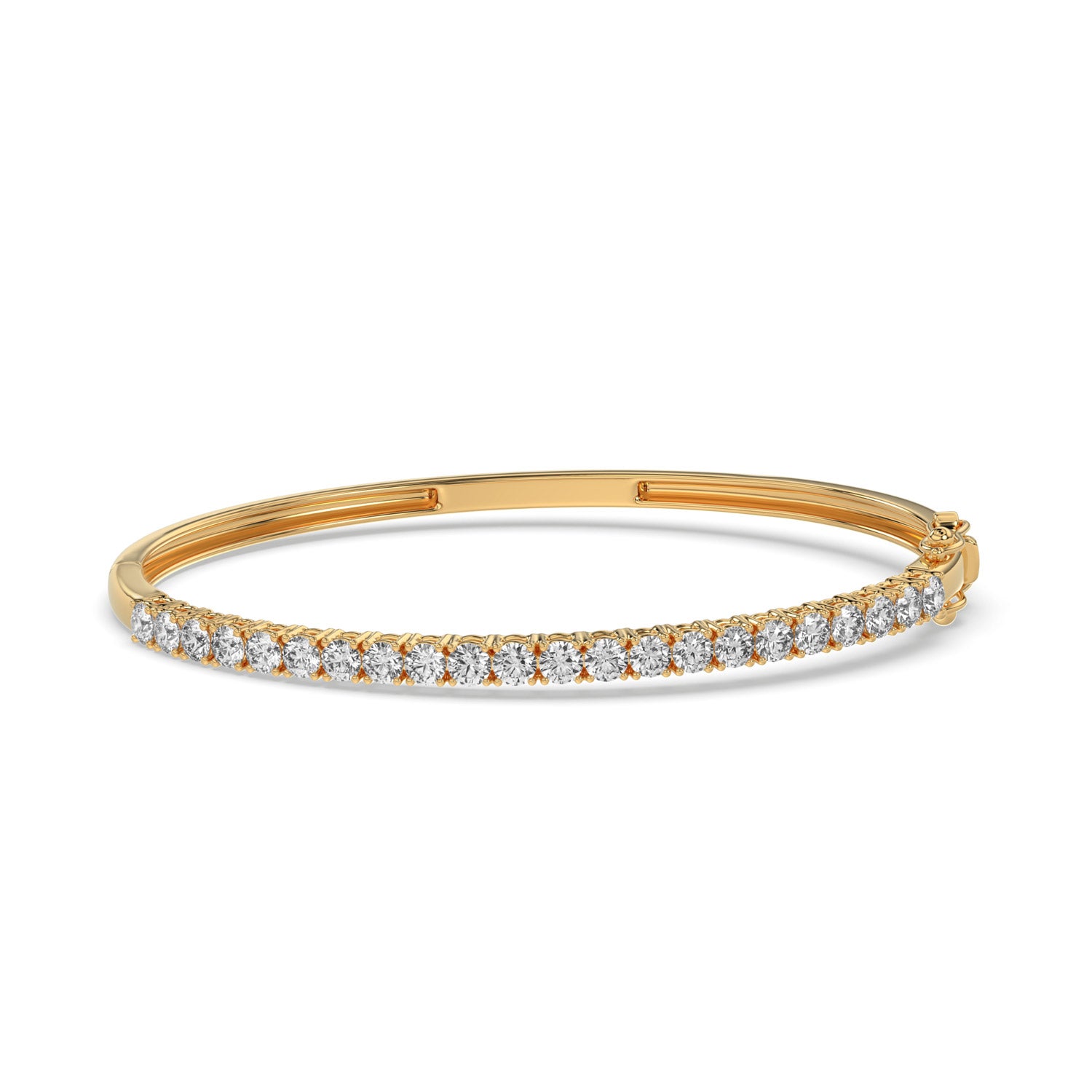 Round Diamond Bangle - BR15