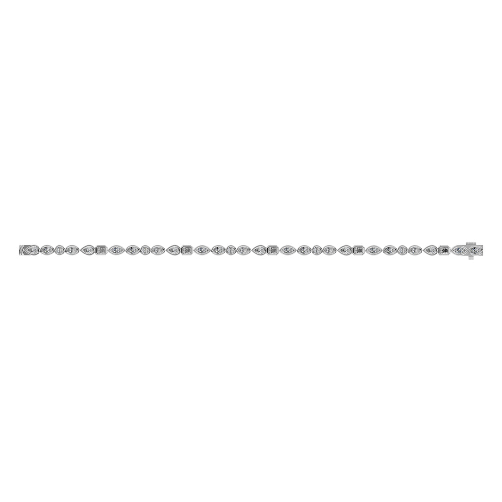 Multi Diamond Tennis Bracelet - BR21