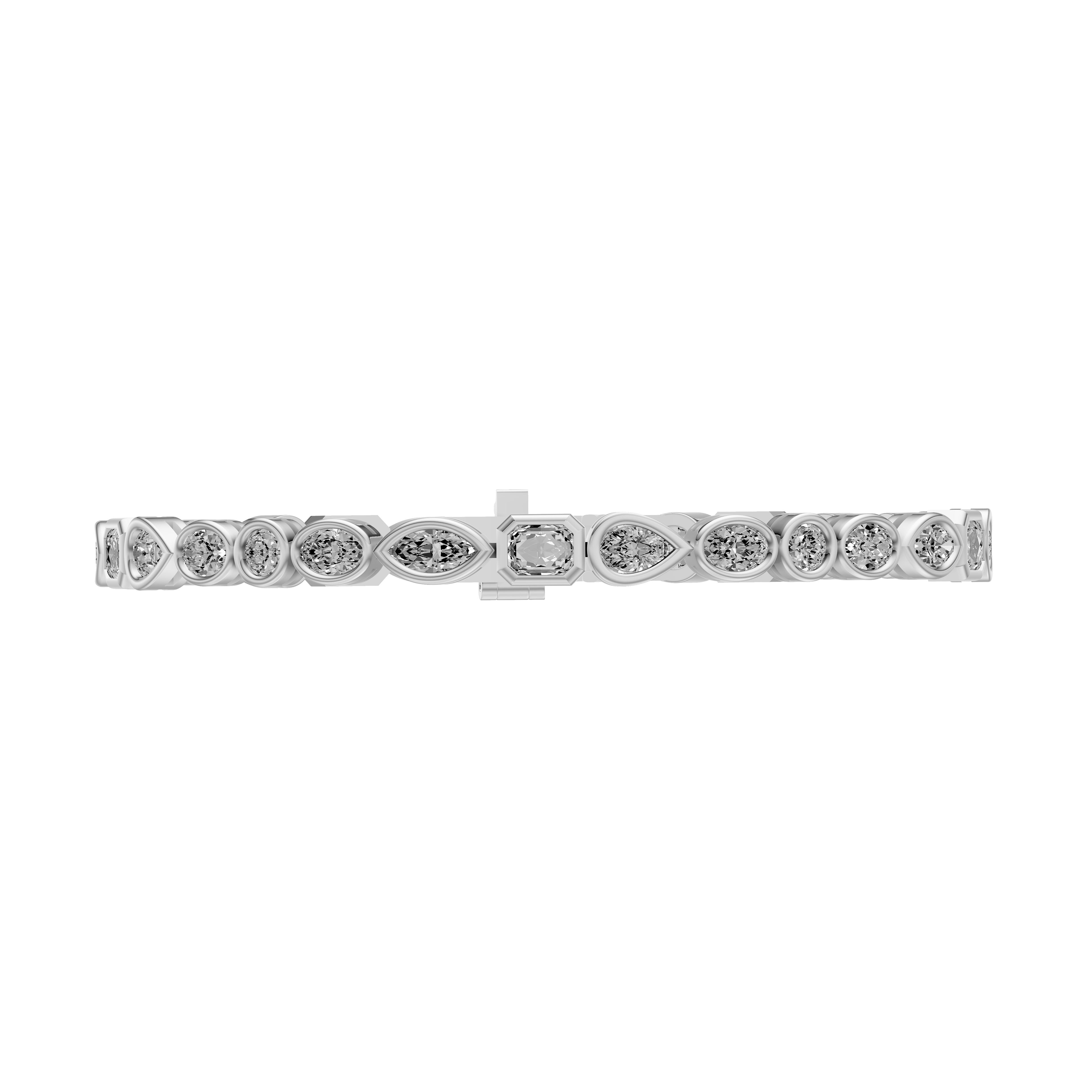 Multi Diamond Tennis Bracelet - BR21