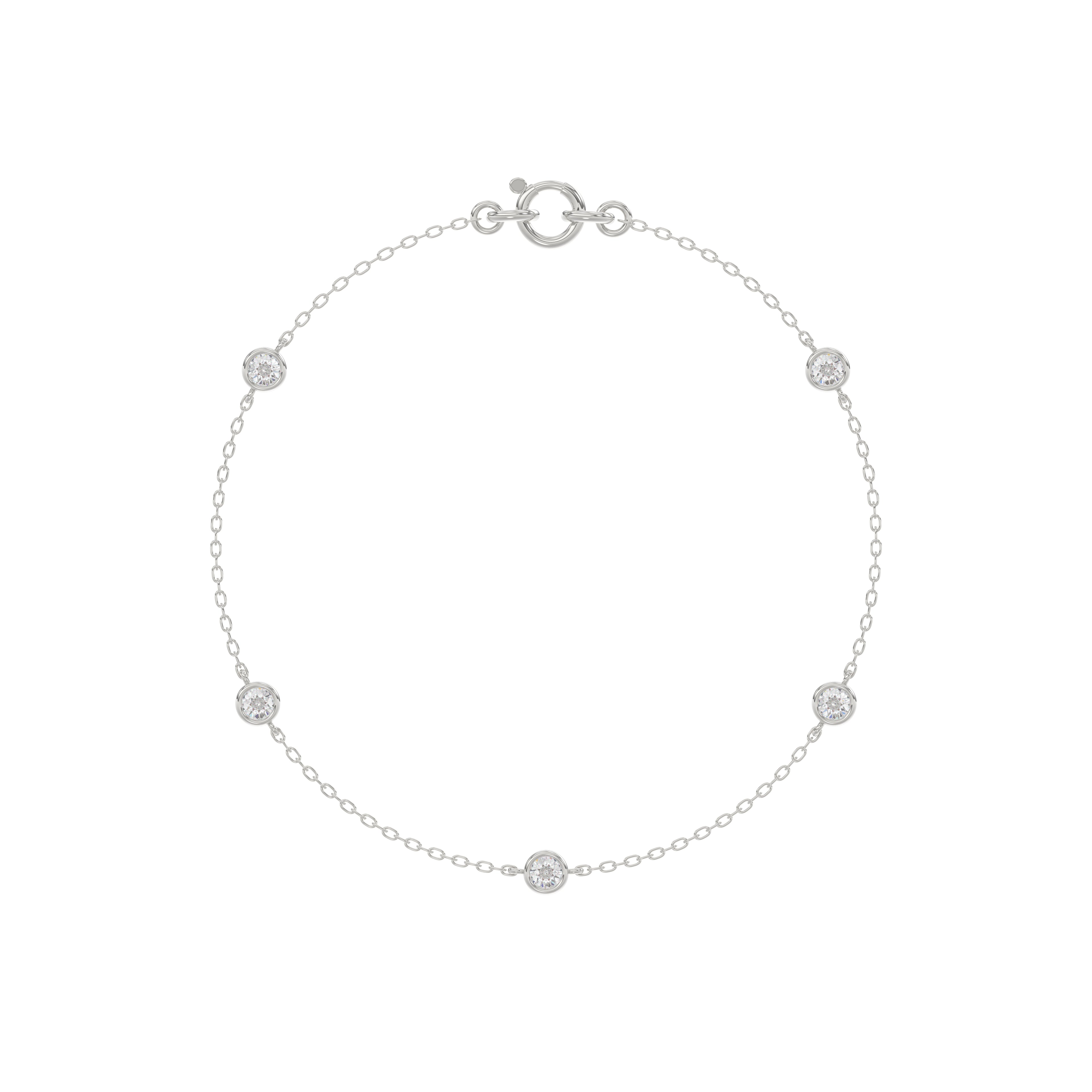 Round Diamond Bracelet - BR24