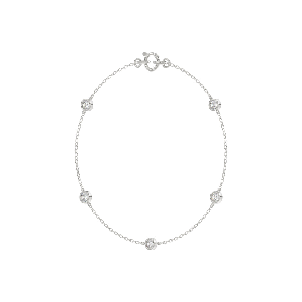 Round Diamond Bracelet - BR24