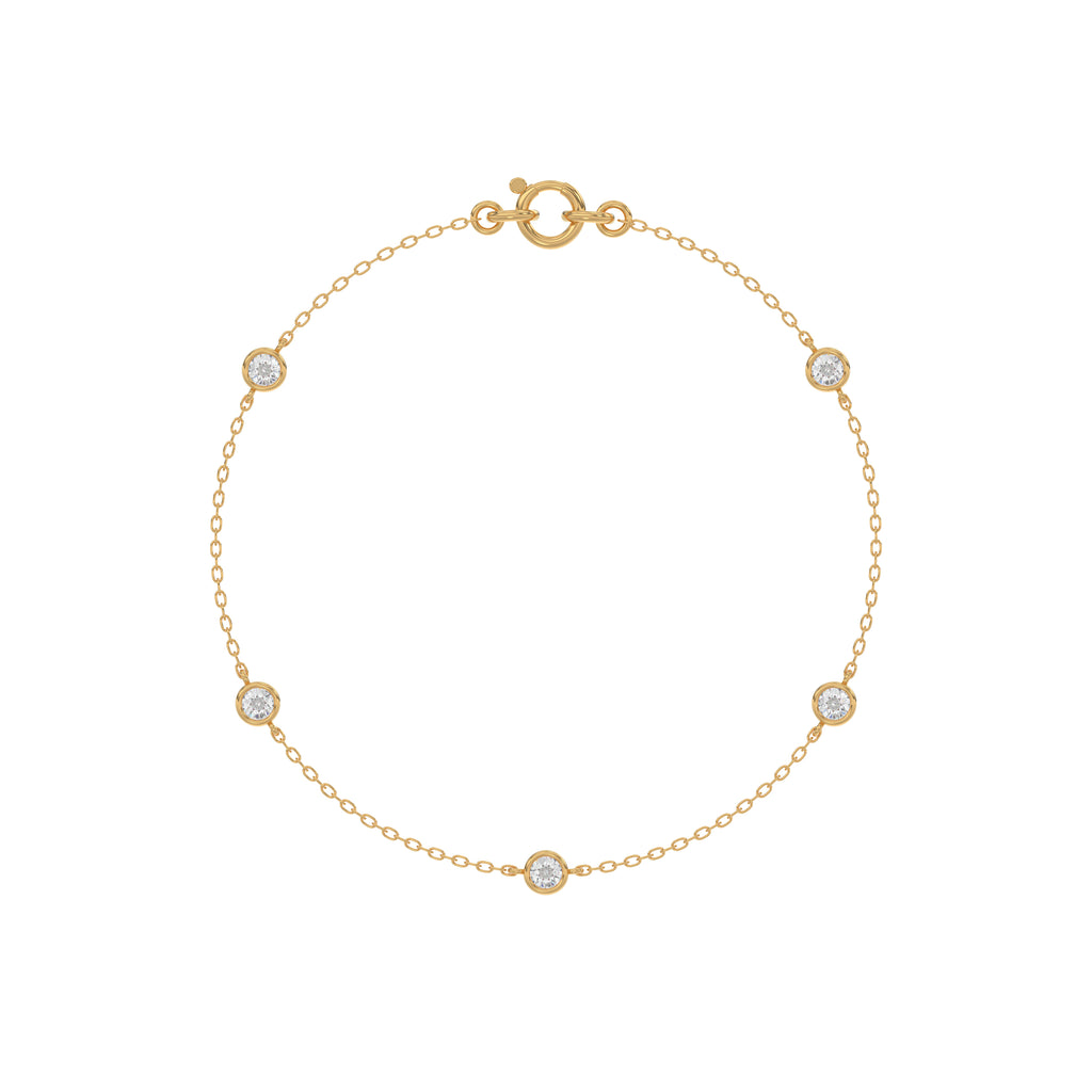 Round Diamond Bracelet - BR24