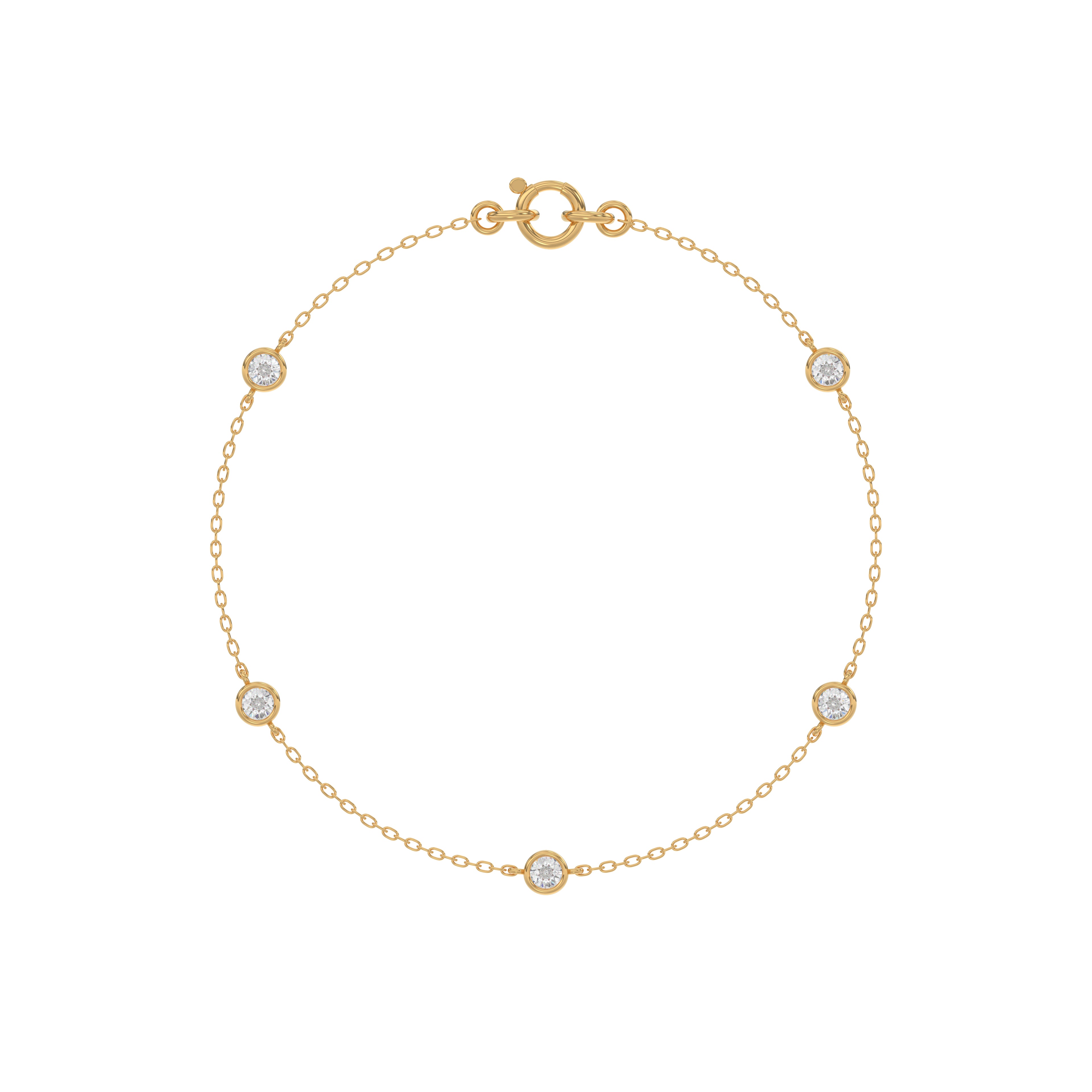 Round Diamond Bracelet - BR24