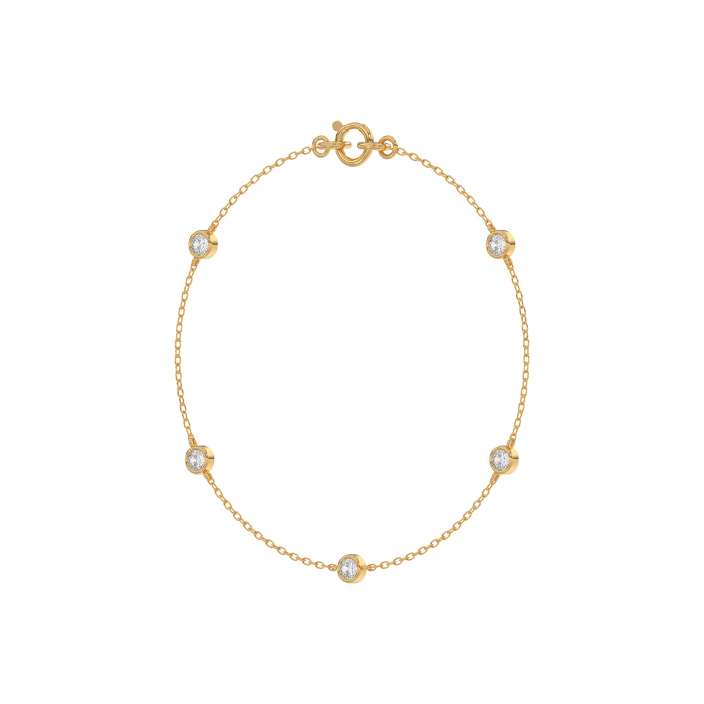 Round Diamond Bracelet - BR24