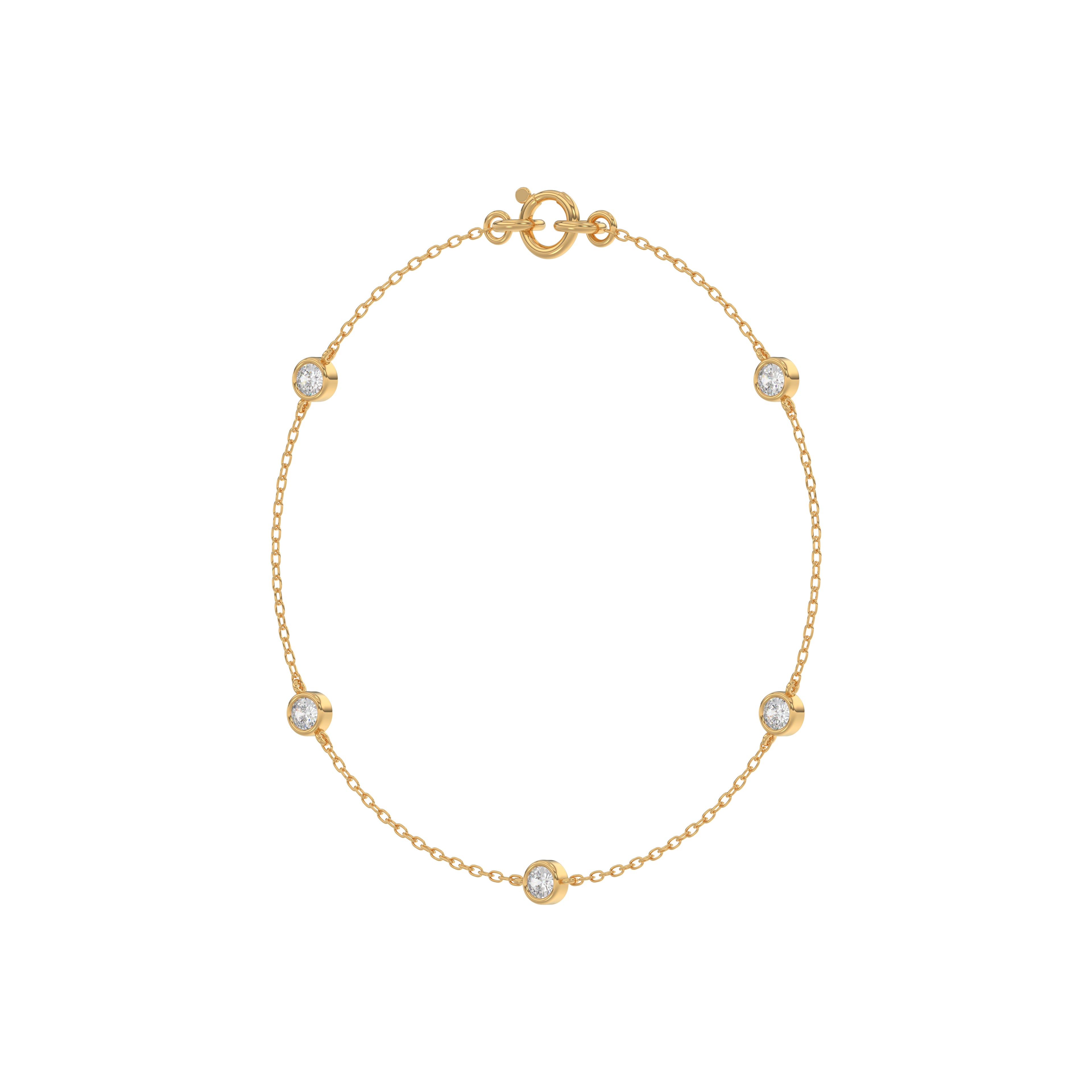 Round Diamond Bracelet - BR24