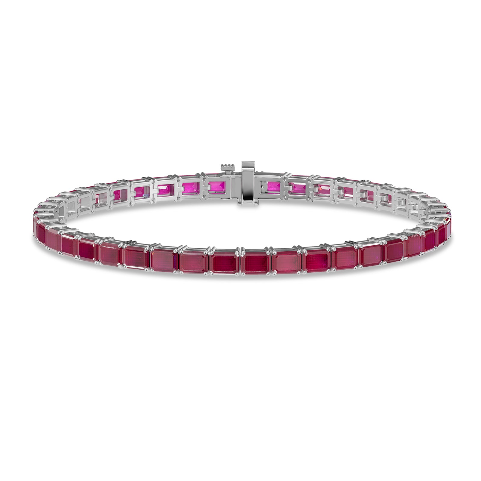 Emerald Ruby Tennis Bracelet - BR26