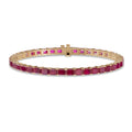 Emerald Ruby Tennis Bracelet - BR26