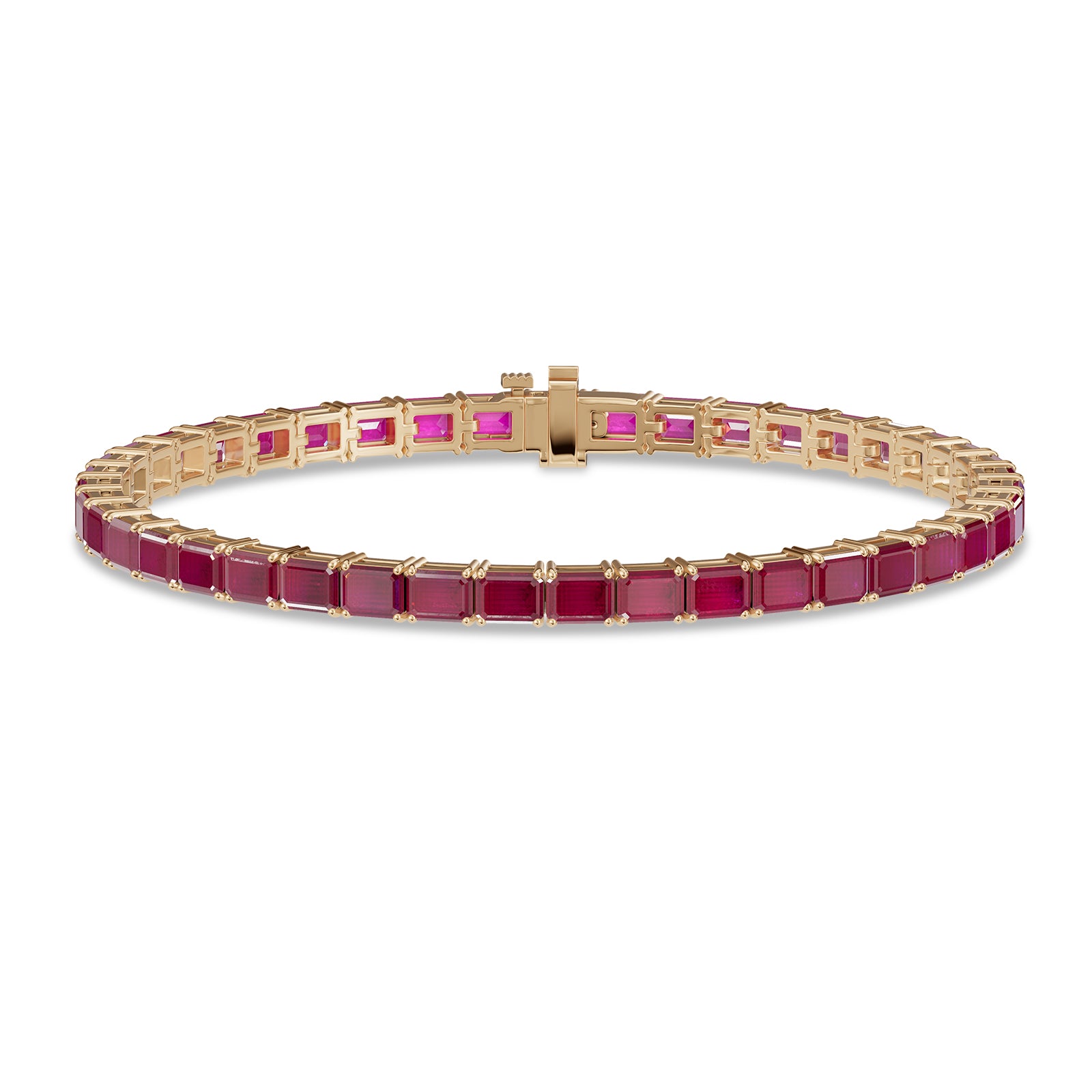 Emerald Ruby Tennis Bracelet - BR26