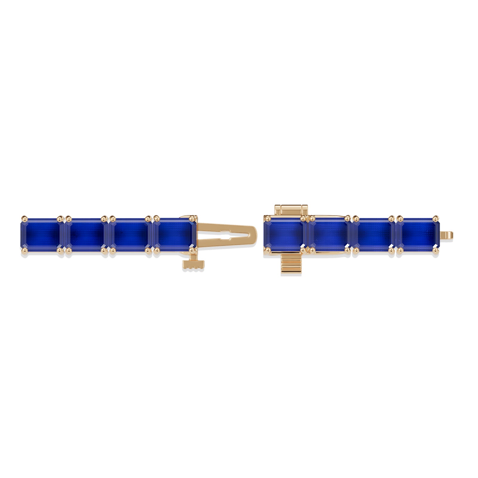 Emerald Sapphire Tennis Bracelet - BR27