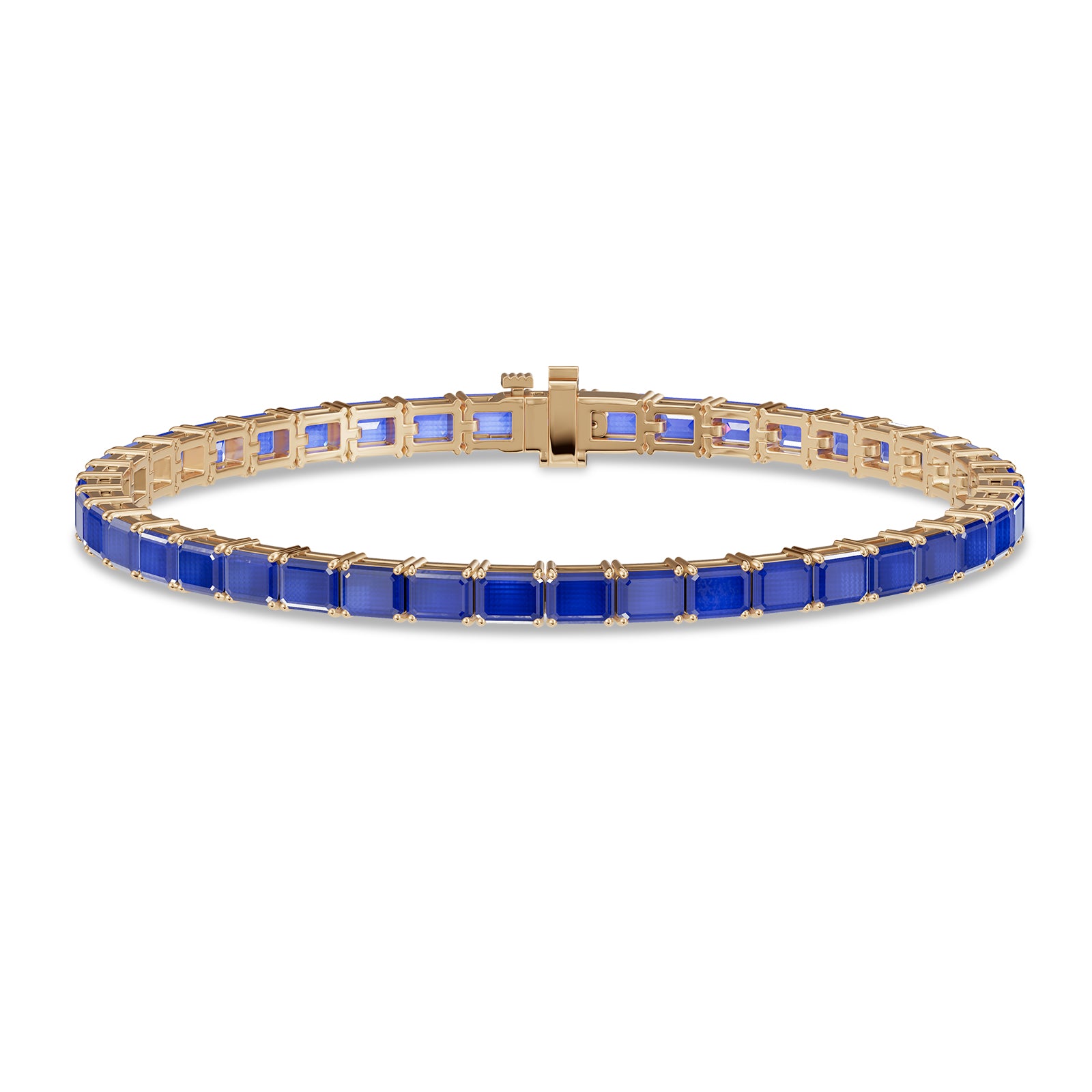 Emerald Sapphire Tennis Bracelet - BR27