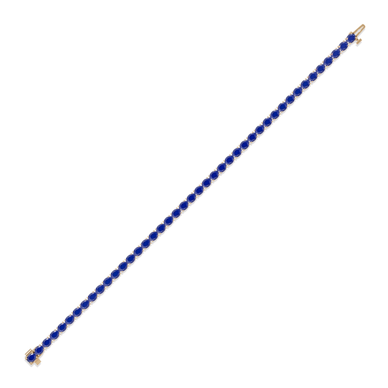 Oval Sapphire Tennis Bracelet - BR30