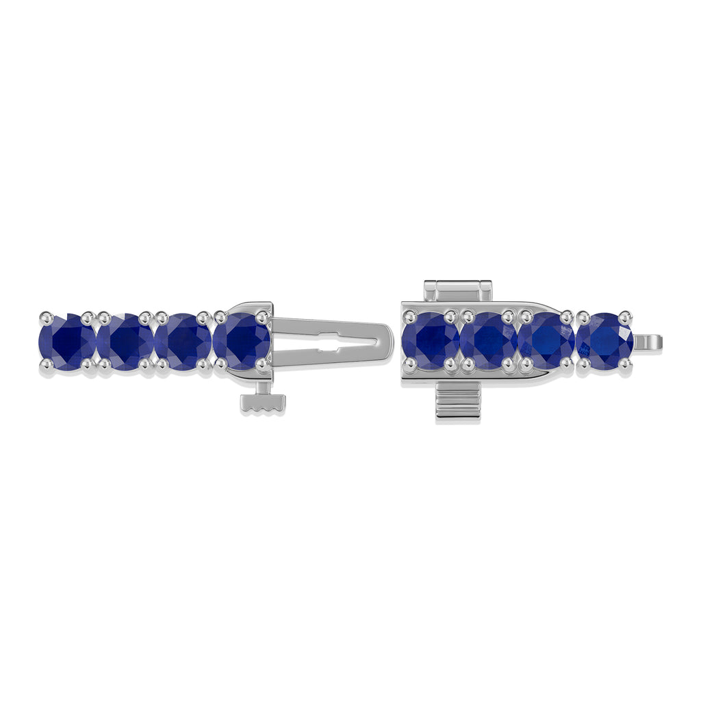 Round Sapphire Tennis Bracelet - BR33