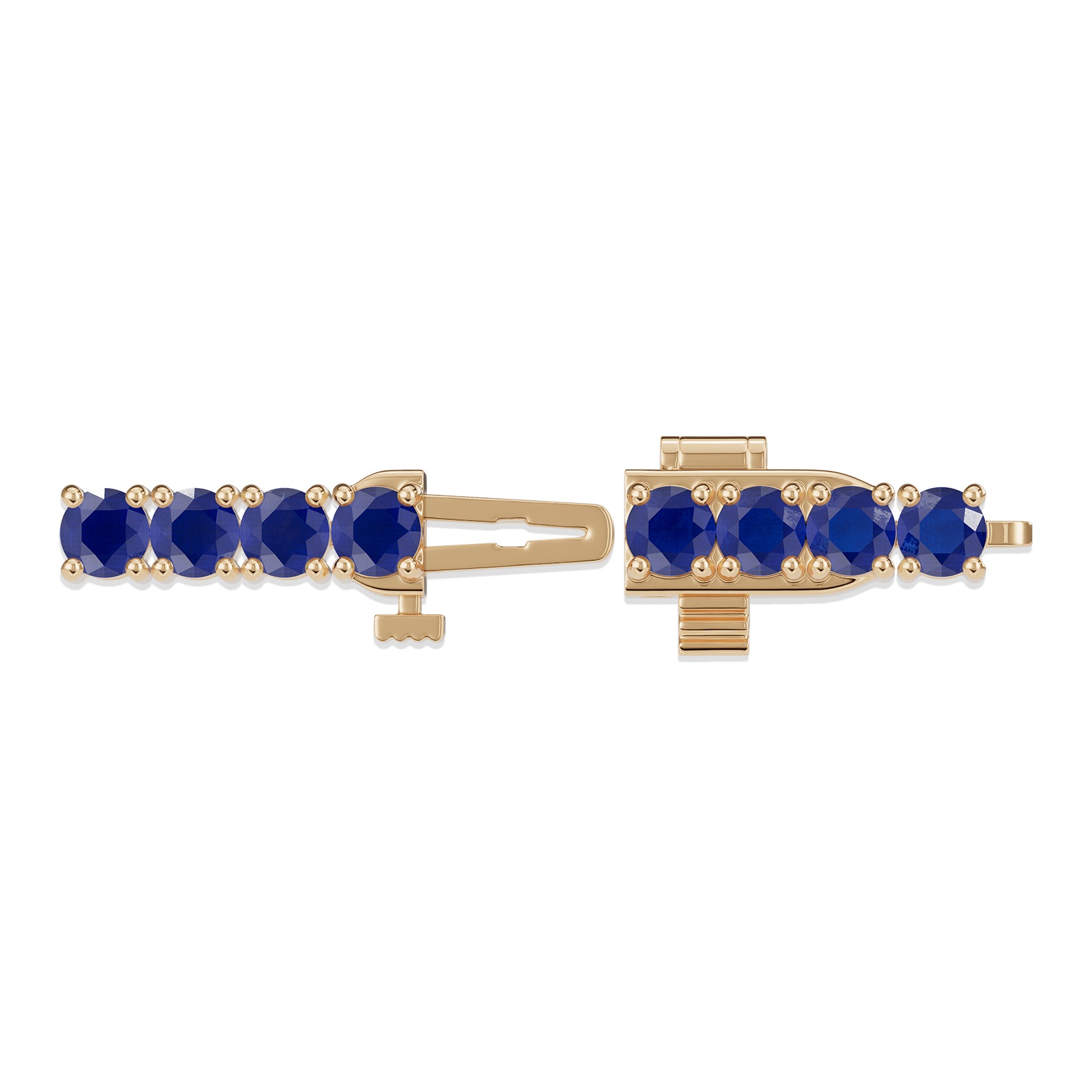 Round Sapphire Tennis Bracelet - BR33