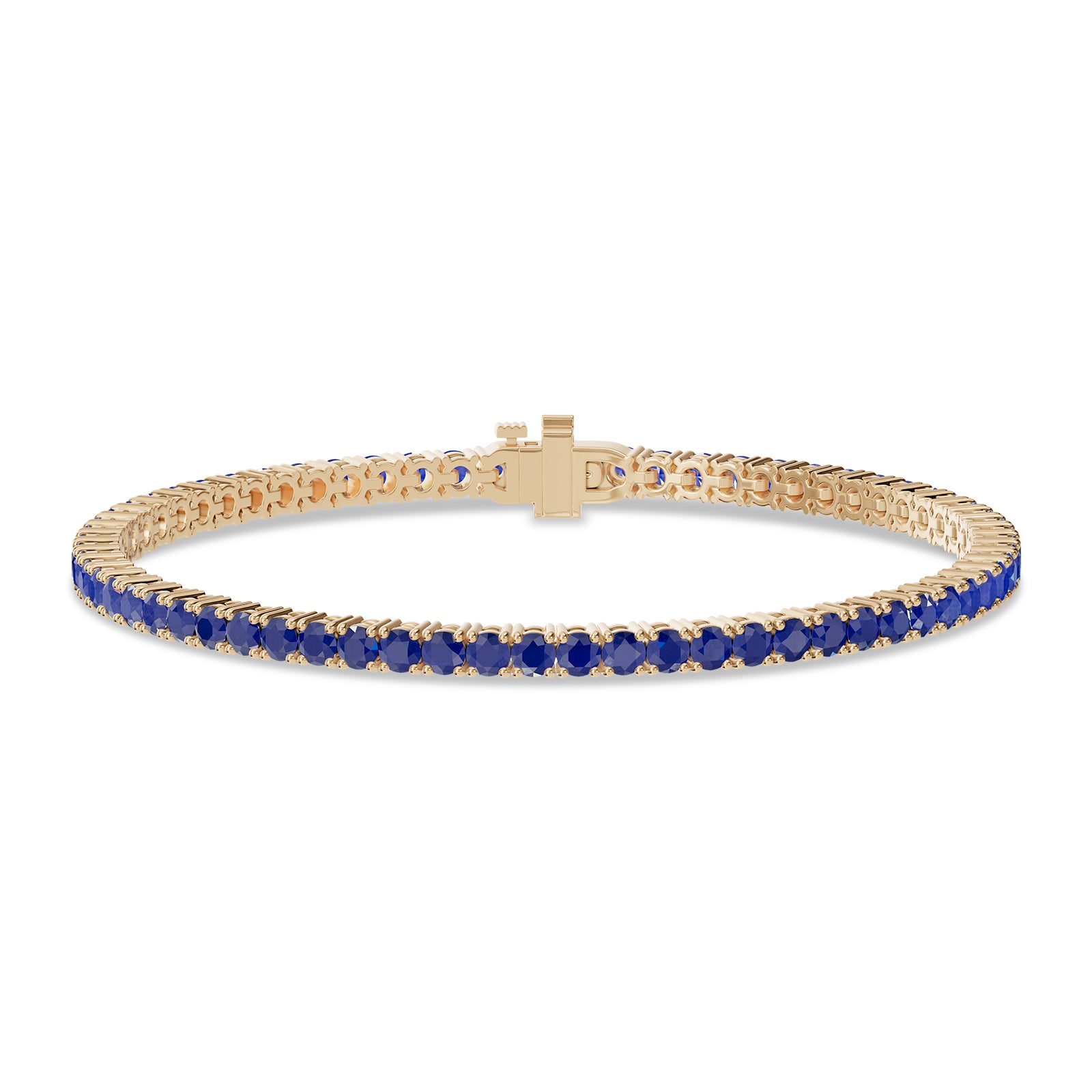Round Sapphire Tennis Bracelet - BR33