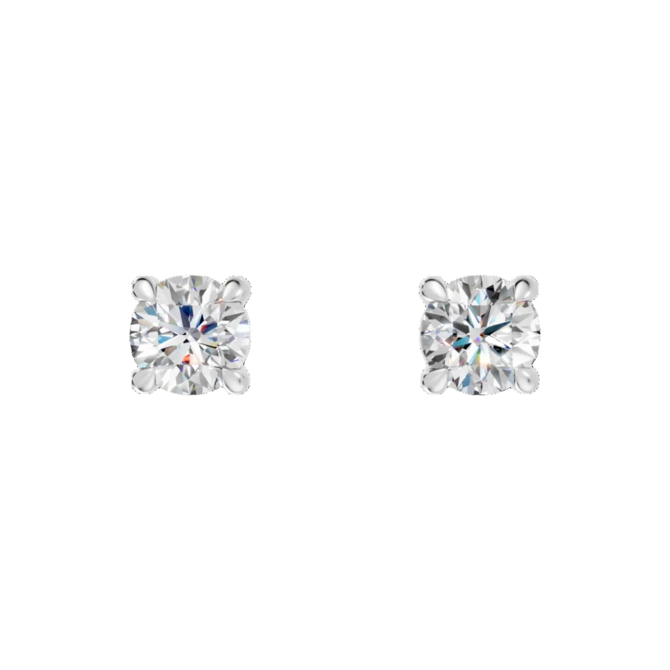 Natural Round Diamond Earrings - ER23