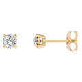 Natural Round Diamond Earrings - ER23