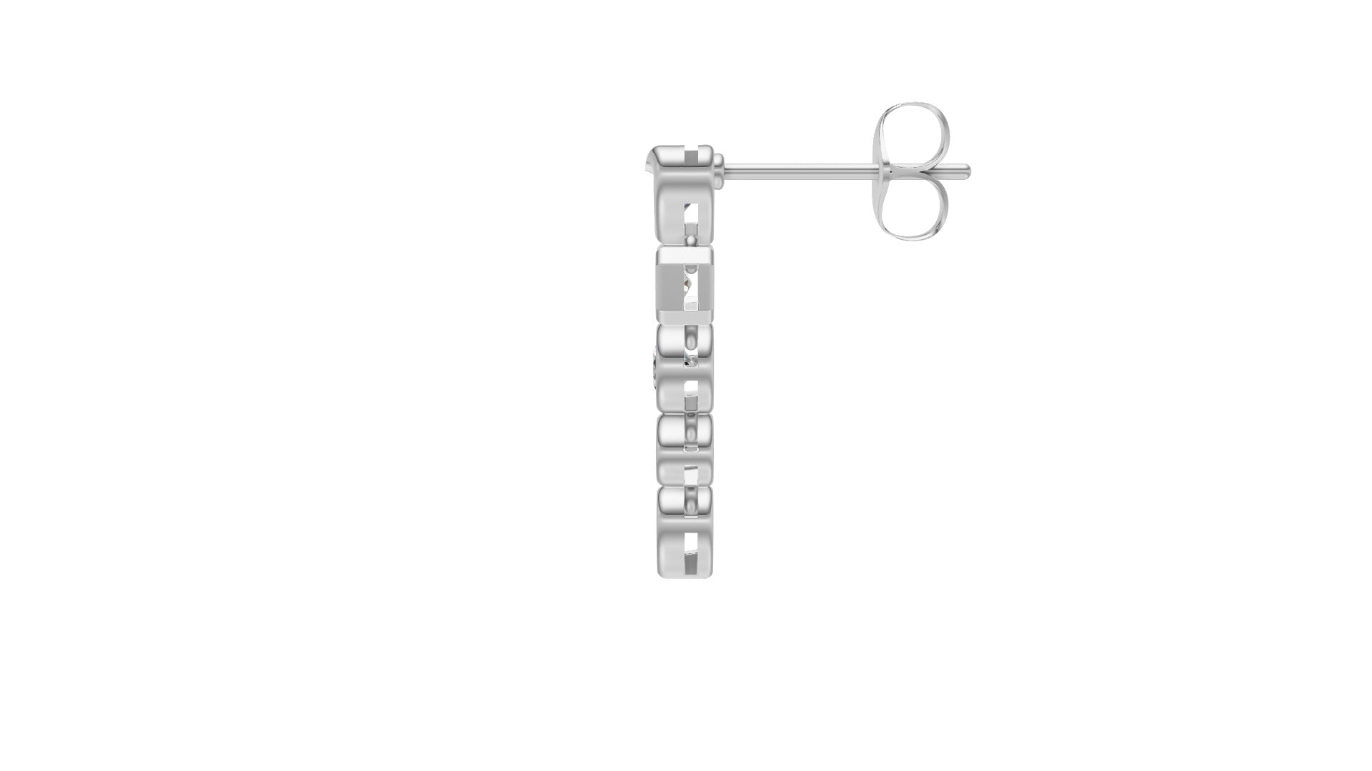 0.87ct Multi Stone Diamond Drop Earrings - ER24