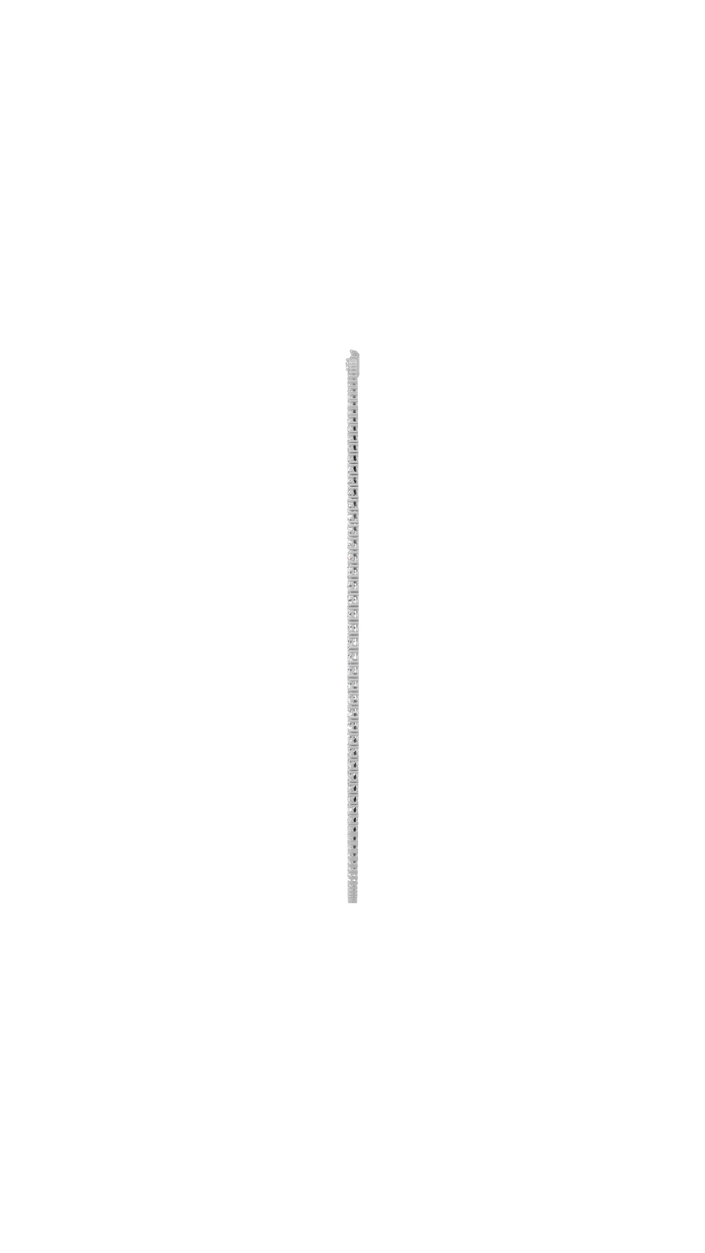 Round Brilliant Cut Diamond Tennis Necklaces - NE01