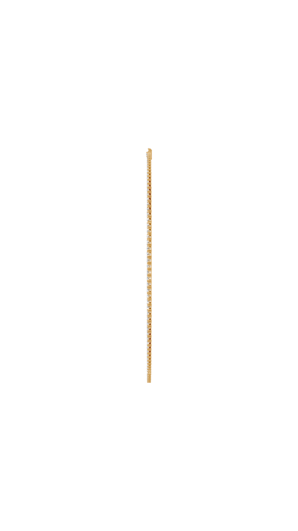 Round Brilliant Cut Diamond Tennis Necklaces - NE01