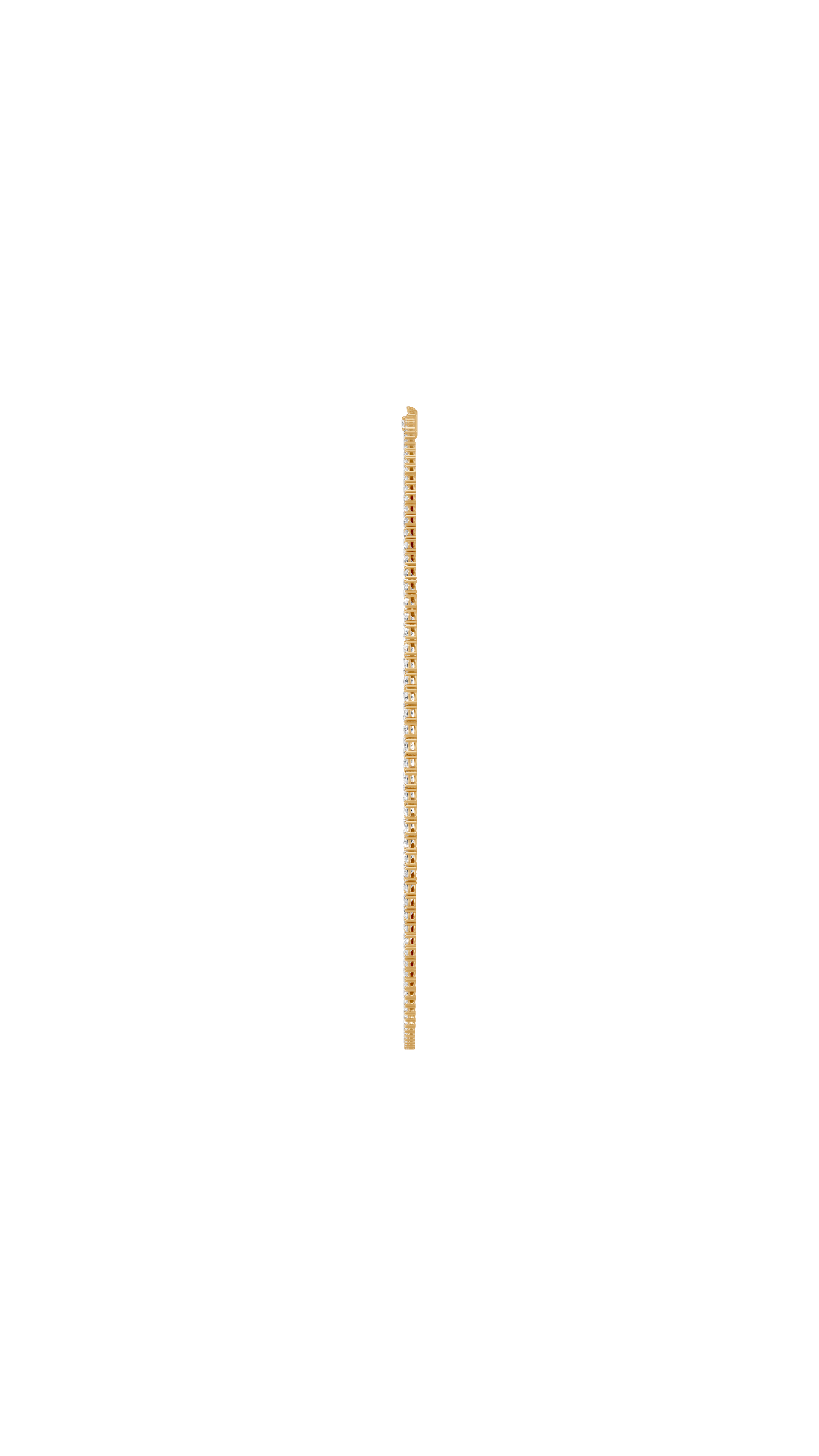 Round Brilliant Cut Diamond Tennis Necklaces - NE01
