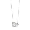 Brilliant Cut Pear Diamond Pendant With Chain - PD08