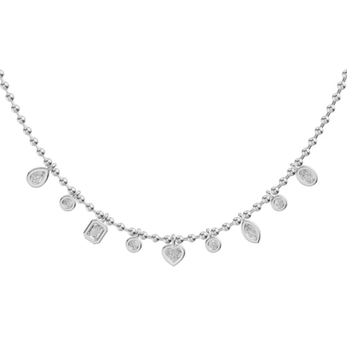 0.50ct Multi Stone Brilliant Cut Diamond Necklace - PD13