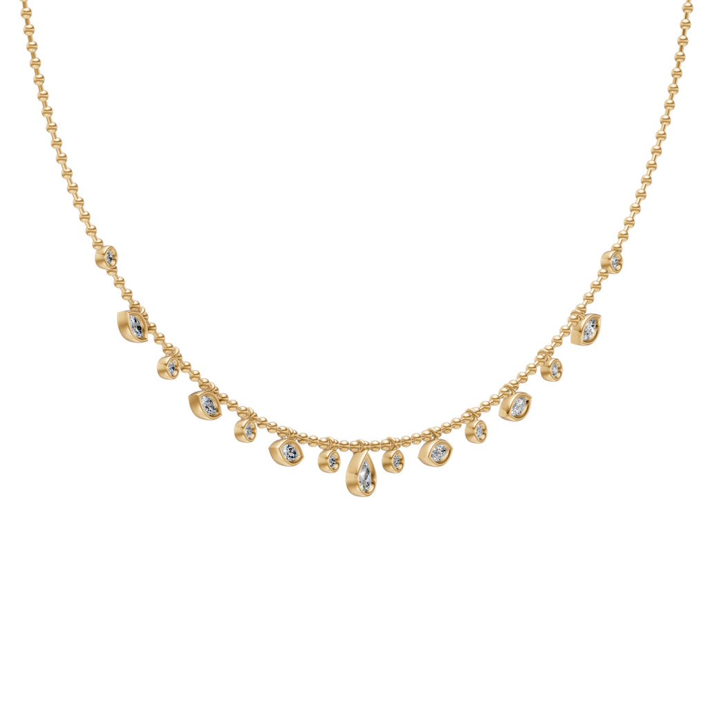 0.70ct Multi Stone Brilliant Cut Diamond Necklace - PD21