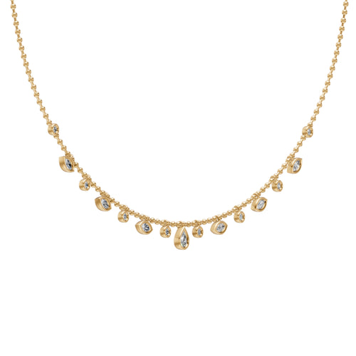0.70ct Multi Stone Brilliant Cut Diamond Necklace - PD21