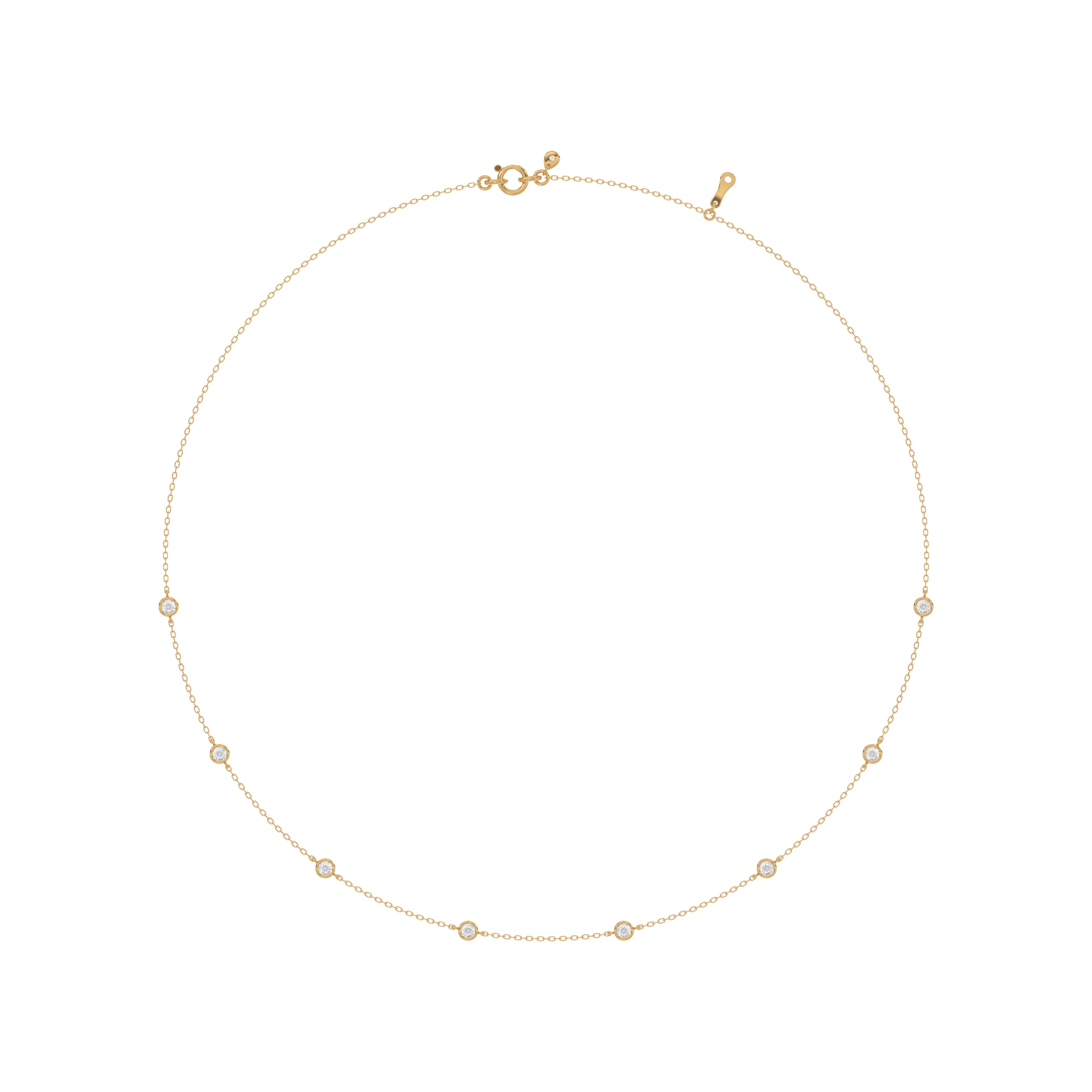 0.75ct Multi Stone Brilliant Cut Diamond Necklace - PD20