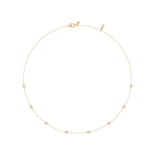 0.75ct Multi Stone Brilliant Cut Diamond Necklace - PD20