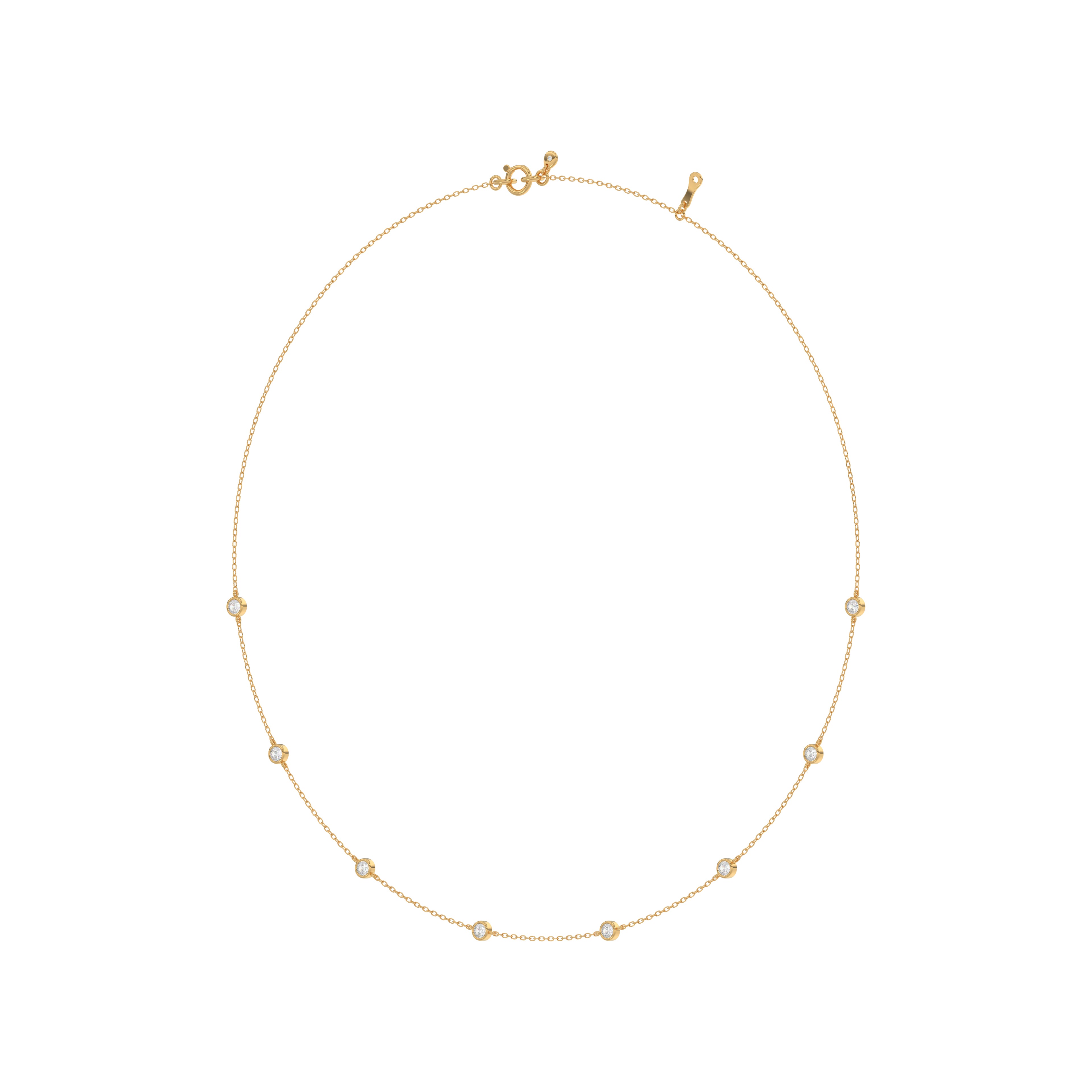 0.75ct Multi Stone Brilliant Cut Diamond Necklace - PD20