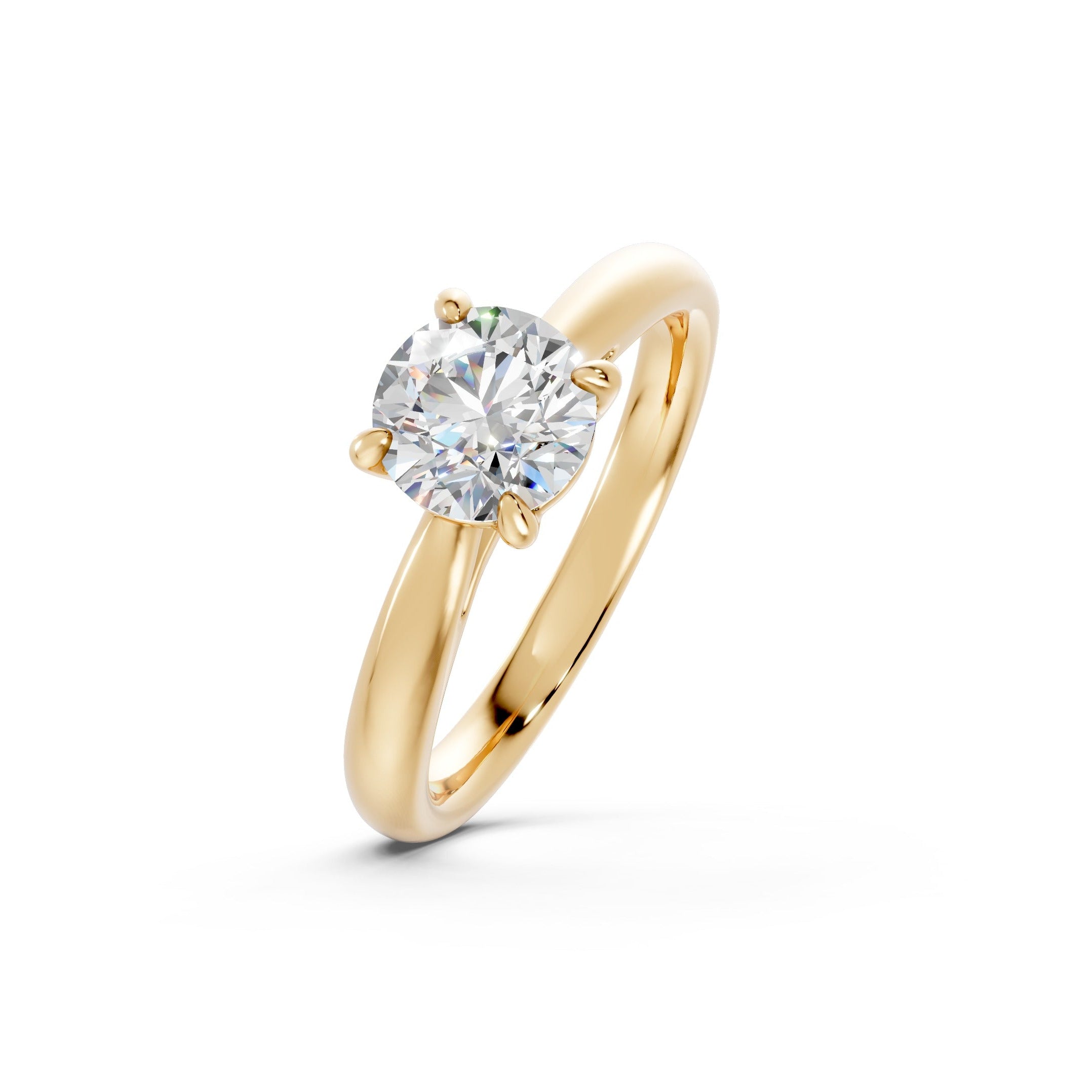 Natural Diamond Engagement Ring  - R154