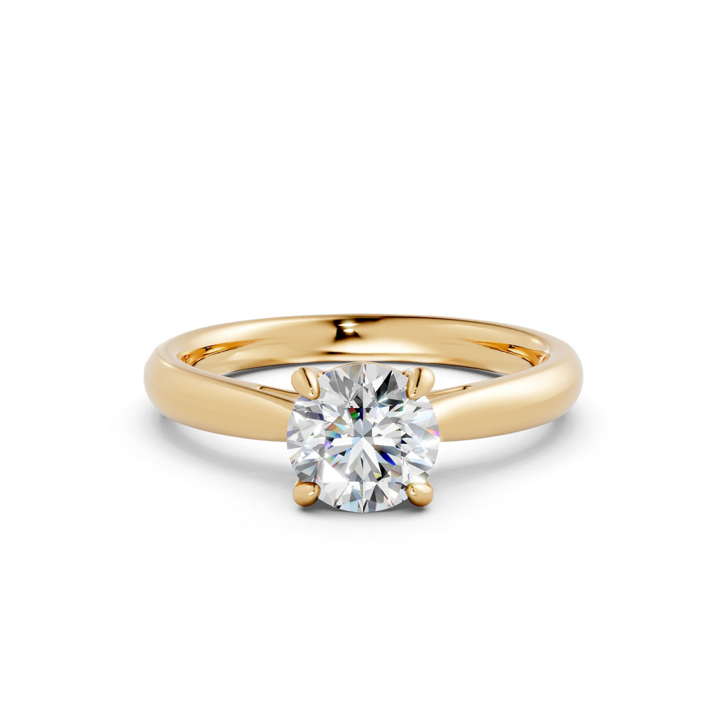 Natural Diamond Engagement Ring  - R154