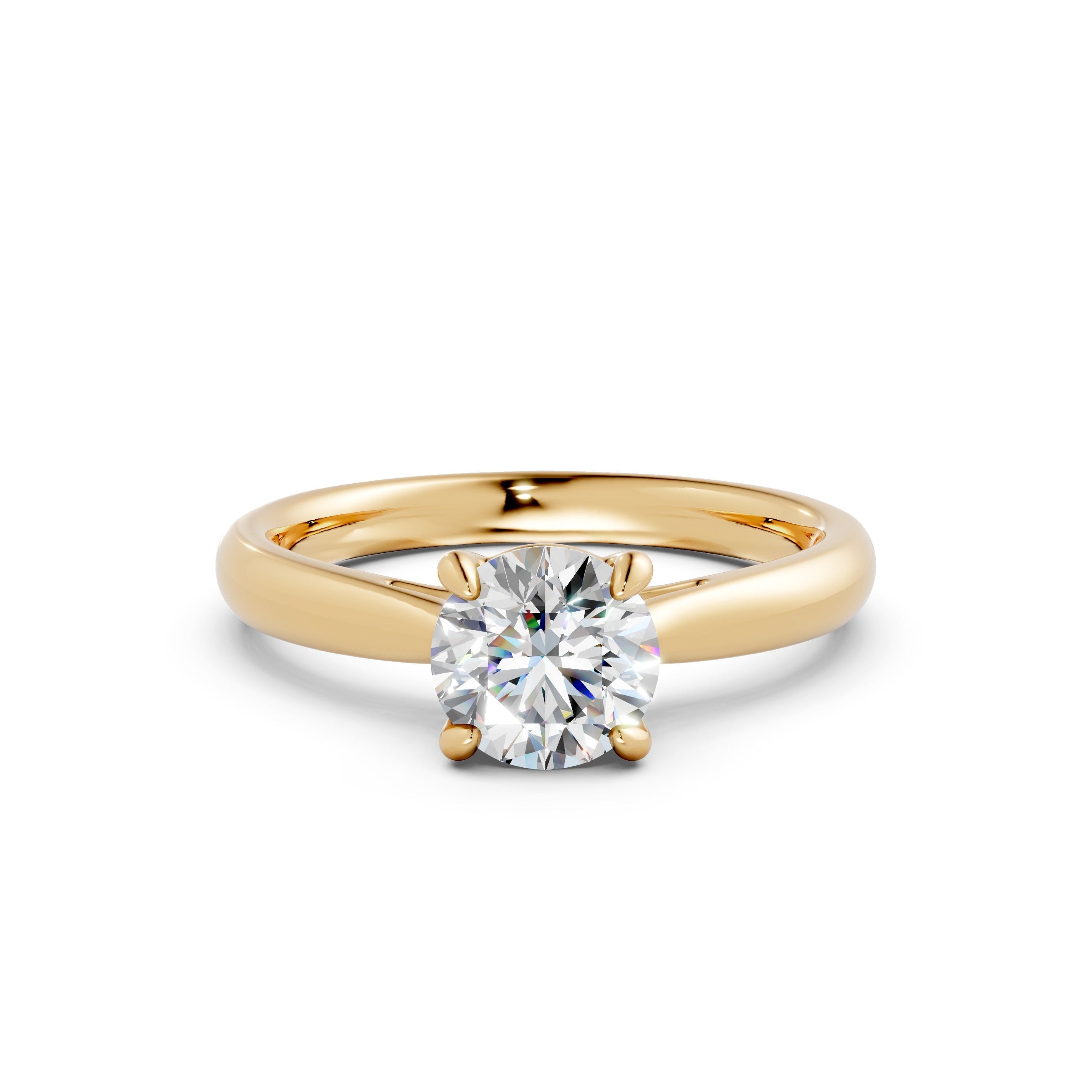 Natural Diamond Engagement Ring  - R154