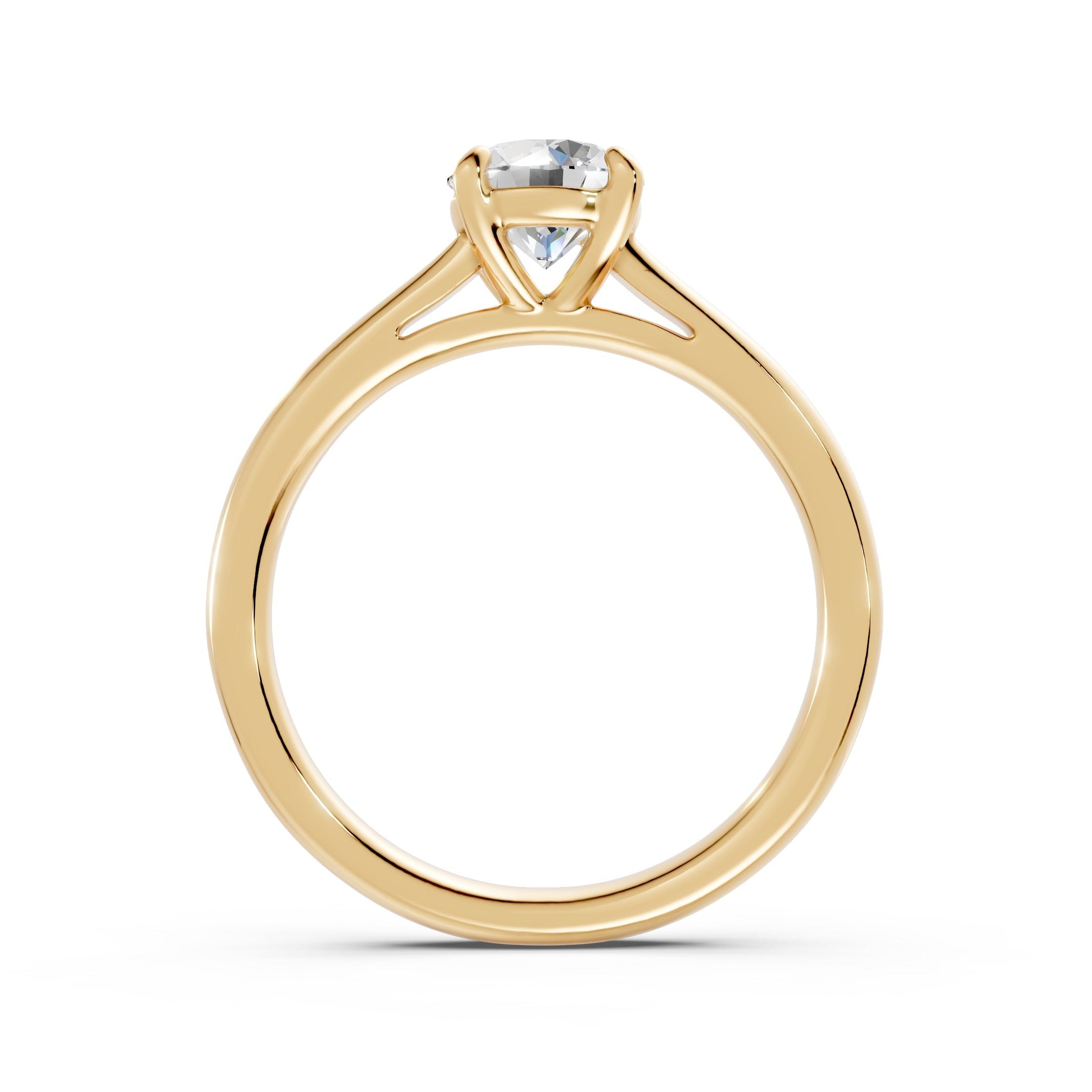 Natural Diamond Engagement Ring  - R154
