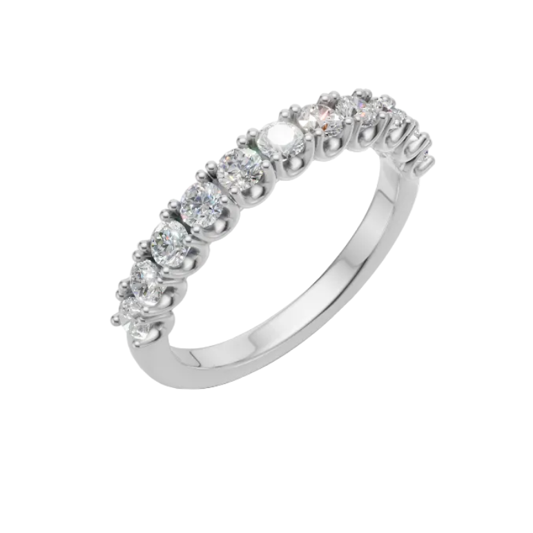 0.72ct Round Diamond Eternity Ring - R101