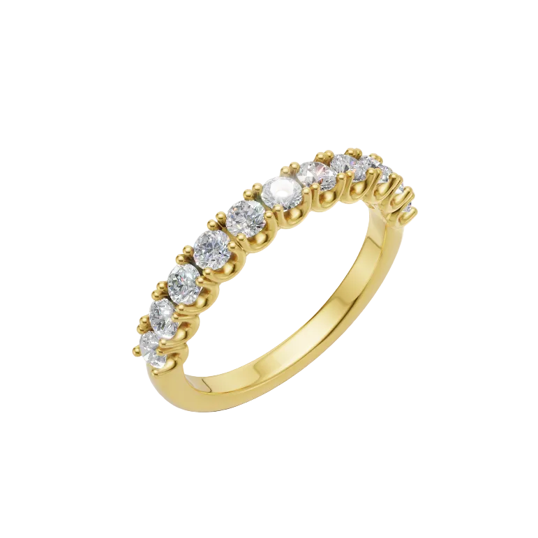 0.72ct Round Diamond Eternity Ring - R101