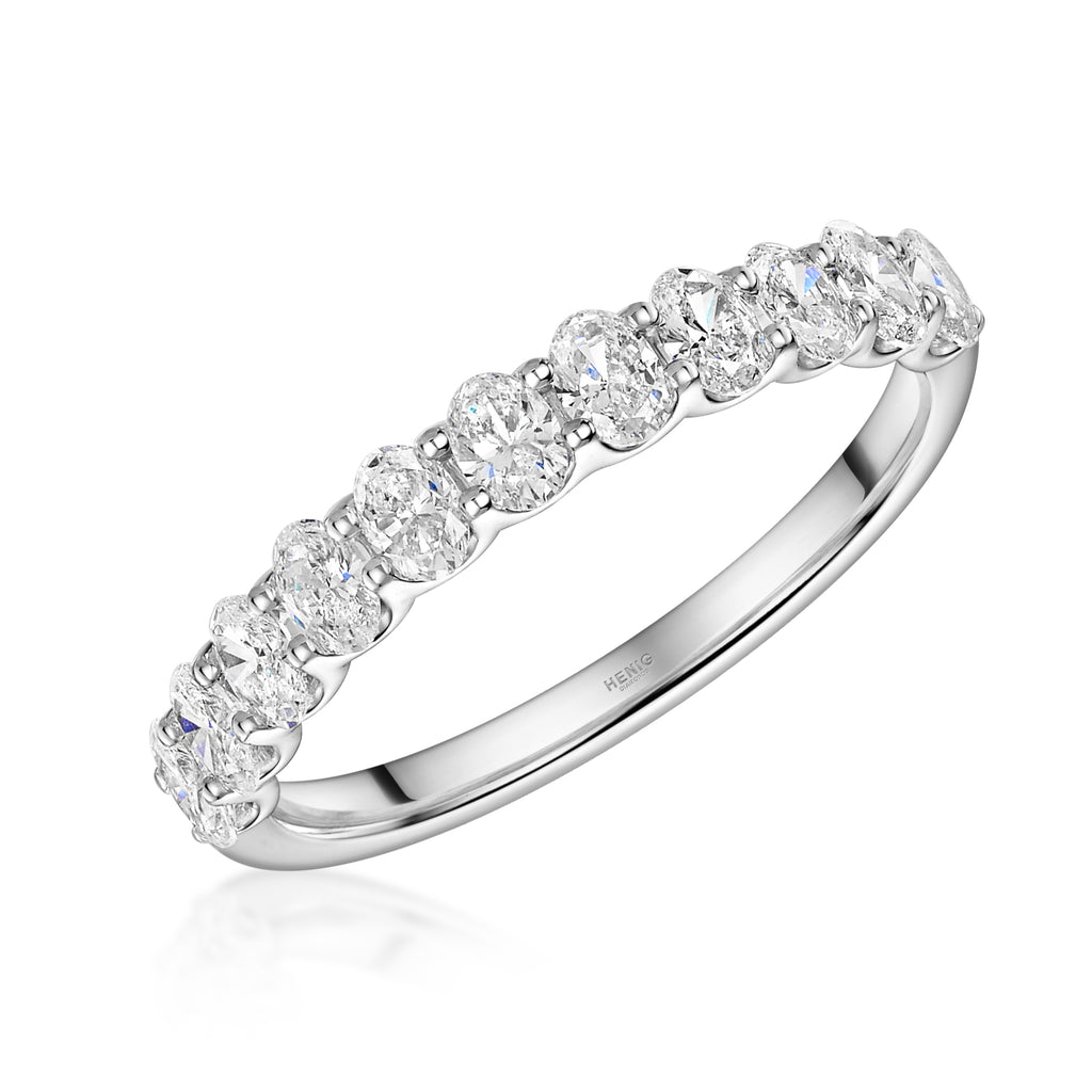 1.10ct Oval Diamond Eternity Ring - R102