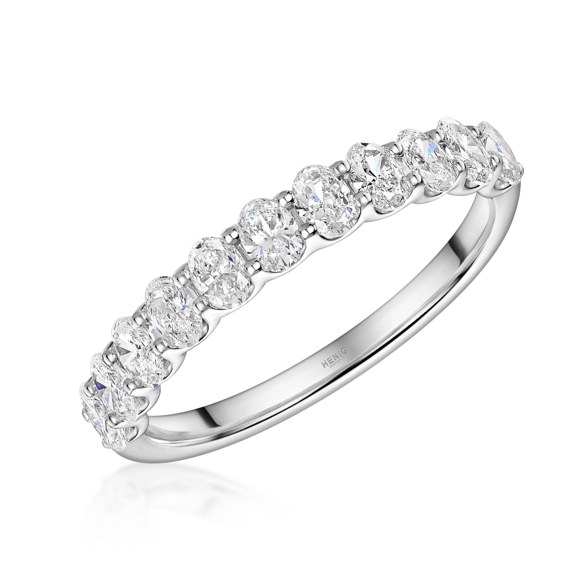 1.10ct Oval Diamond Eternity Ring - R102