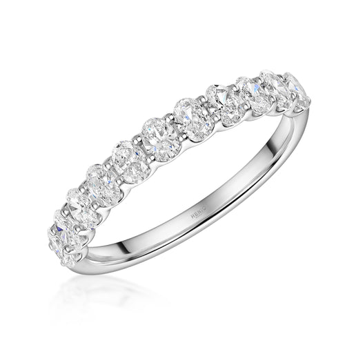 1.10ct Oval Diamond Eternity Ring - R102