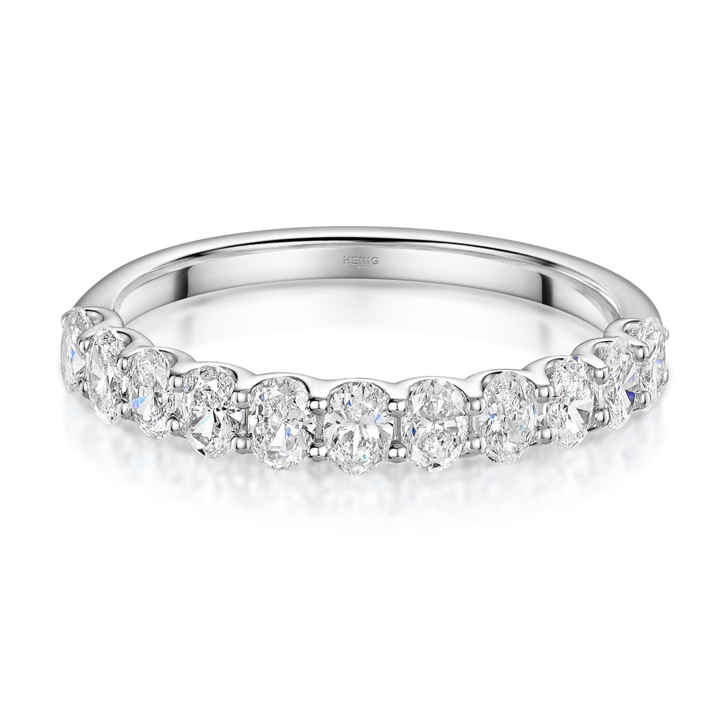 1.10ct Oval Diamond Eternity Ring - R102