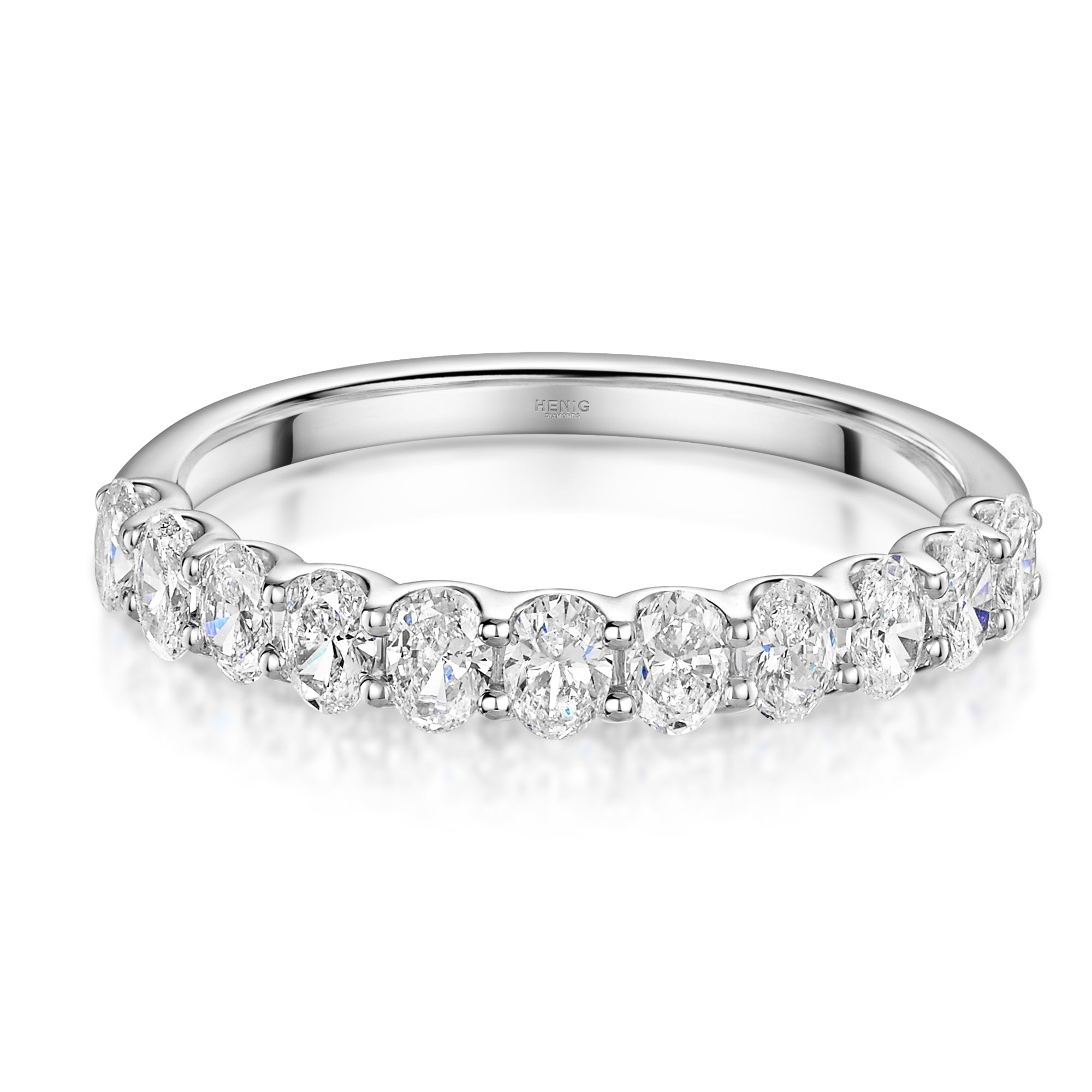 1.10ct Oval Diamond Eternity Ring - R102