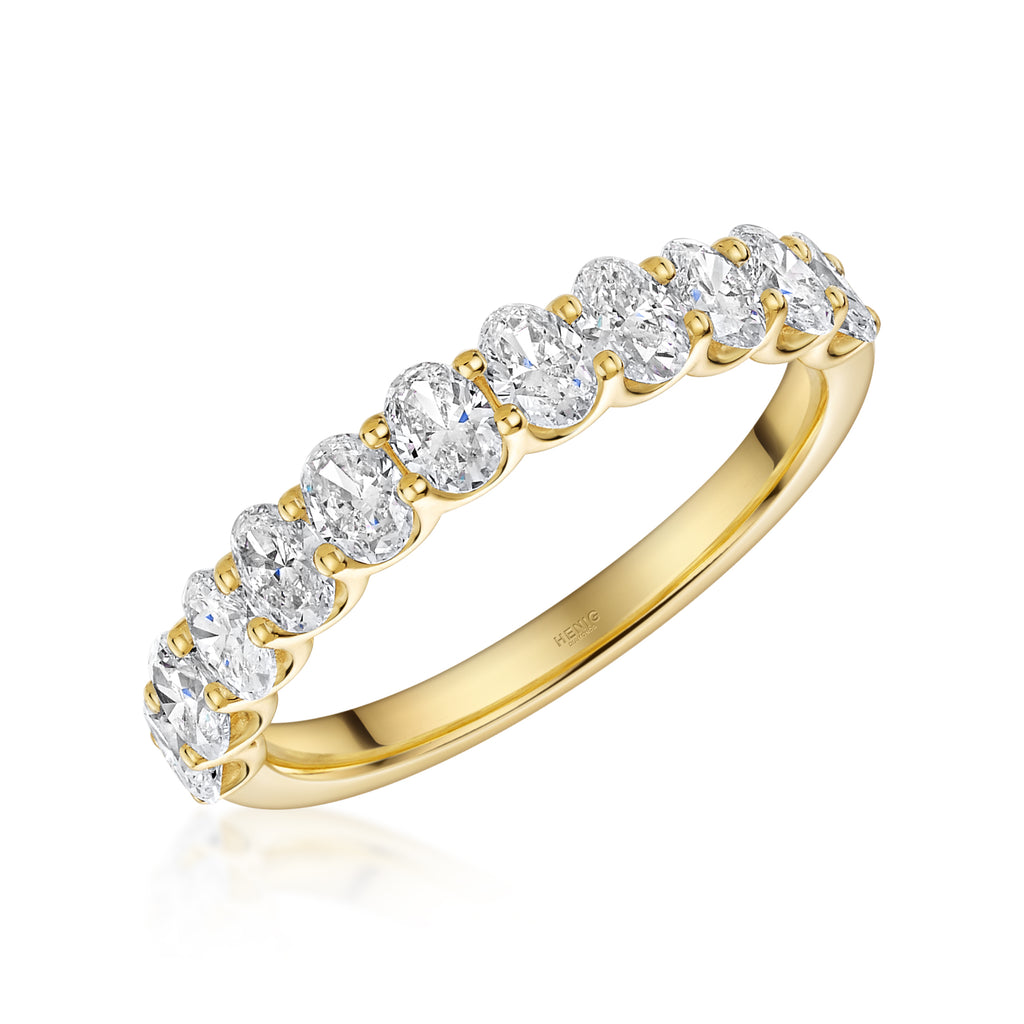 1.10ct Oval Diamond Eternity Ring - R102