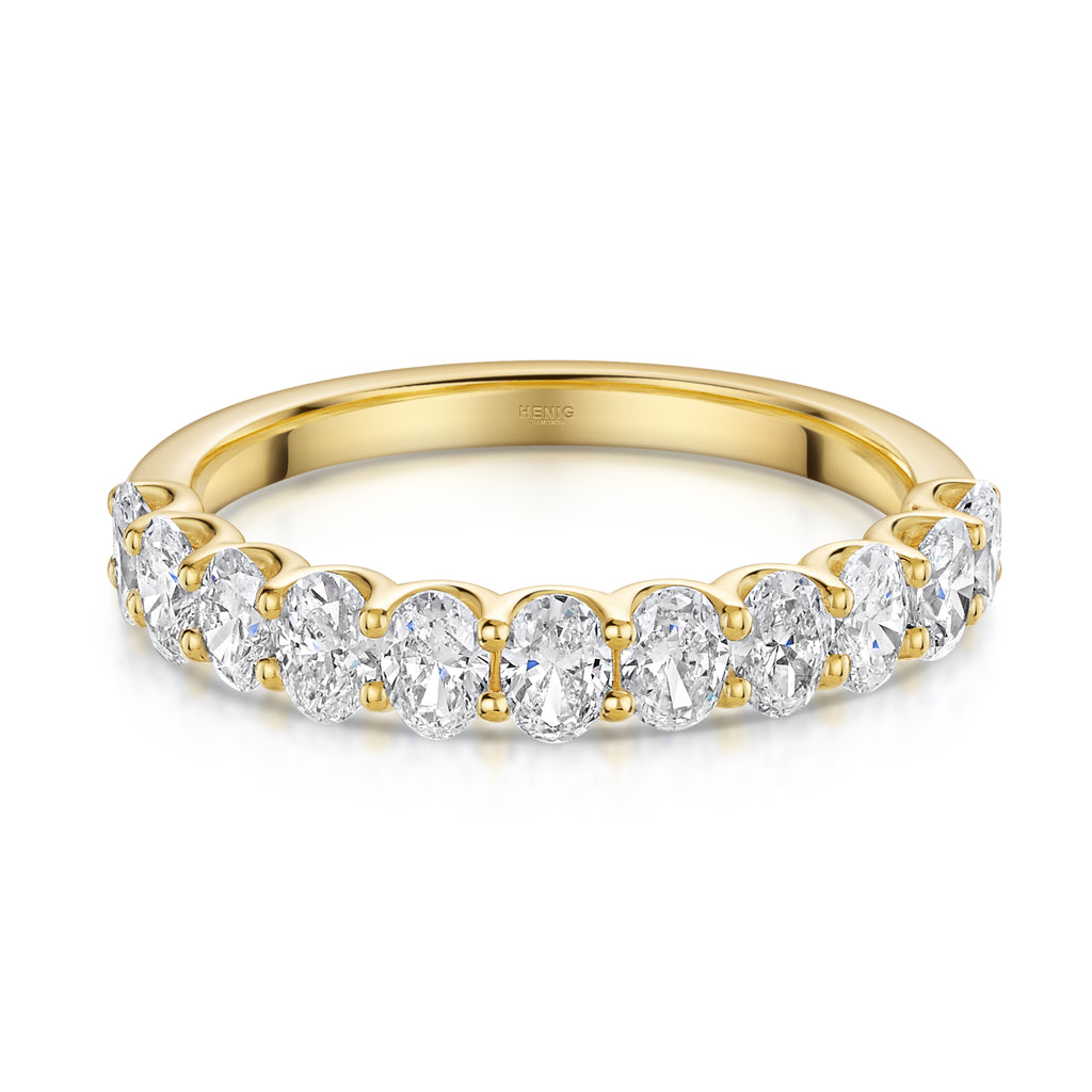 1.10ct Oval Diamond Eternity Ring - R102