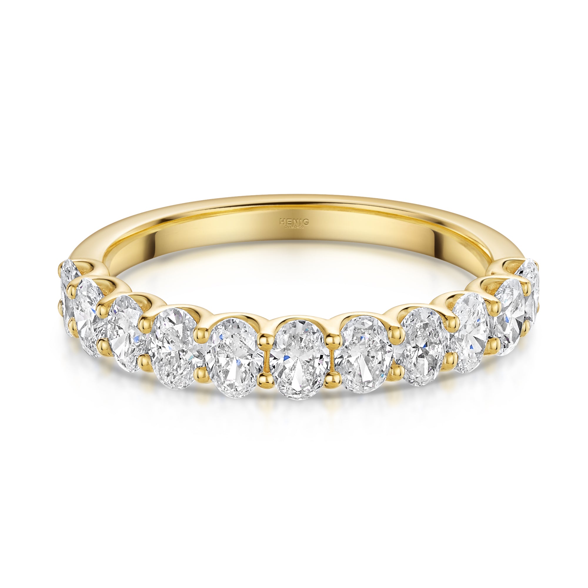 1.10ct Oval Diamond Eternity Ring - R102